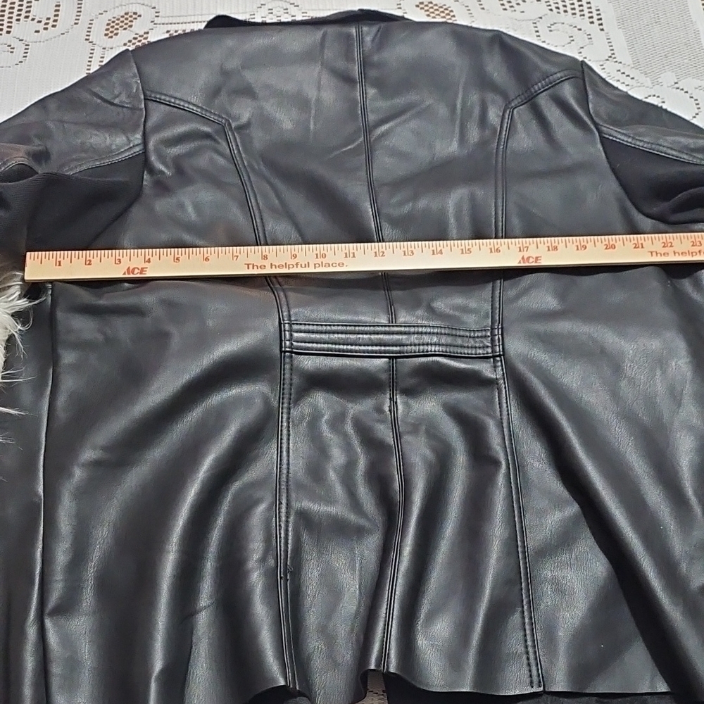 NWT The Limited Black Jacket with Removable Cream Teddy Collar - Picture 11 of 13